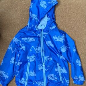 BUNDLE - Children's Blue Construction Print Jacket & Grey Fleece Jacket